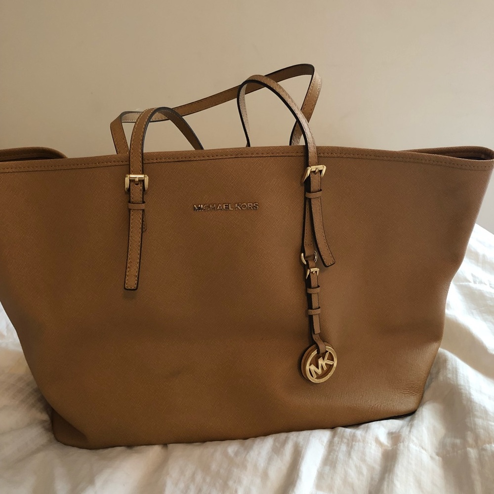 Camel Michael Kors Tote